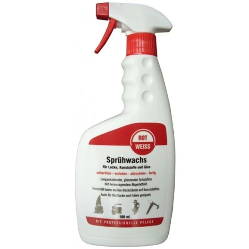 ROTWEISS Sprühwachs 500ml 2111 Wachs Konservierung Detailing 3 ROTWEISS Sprühwachs 500ml 2111 Wachs Konservierung Detailing