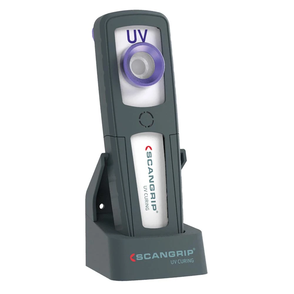 SCANGRIP UV LIGHT 03.5801 Akku LED Hand Arbeitsleuchte Für UV Härtung 4 SCANGRIP UV LIGHT 03.5801 Akku LED Hand Arbeitsleuchte Für UV Härtung – Bild 2
