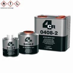 4CR 7,5 Liter Rapid Klarlack Set 7235 + Low VOC Härter 0408 Kurz -Metastool Verkaufe 0408 1