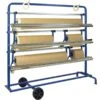 GYS Fahrbarer Papierständer Wagen Für 5 Rollen 057333 (30 Bis 120cm)