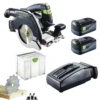 Festool Akku Handkreissäge HKC 55 Li 5,2 EB-Plus 201360 Mit 2 Akkus Und Ladegerät Jetzt 576165 -Metastool Verkaufe 201360