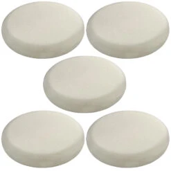 Festool 5x Polierschwamm 125mm Fein Weiß 202011 Klett PS STF D125x20 WH/5