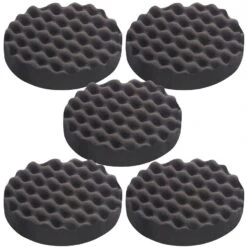 Festool 5x Polierschwamm 125mm Sehr Fein Schwarz Gewaffelt 202018 Klett PS STF D125x20 BA/5 W