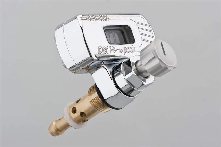 Devilbiss DGIPro-504-BAR Digital-Manometer Druckregler Für GTIPro-Lite Lackierpistolen 3 Devilbiss DGIPro-504-BAR Digital-Manometer Druckregler Für GTIPro-Lite Lackierpistolen