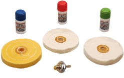 BGS Polier-Sortiment Für Weiche Metalle | 7-tlg. – 3990