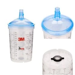 3M™ 16360 PPS™ Type V 0,7l 125my 50x Becher 50x Deckel Typ 5
