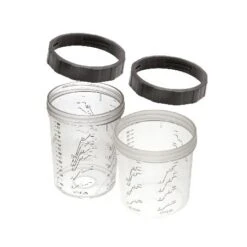 3M PPS Außenbecher Mit Schraubring Ca. 170 Ml 2 Stück E16115