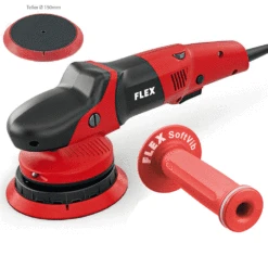 FLEX Exzenterpolierer XFE 7 15 150 Poliermaschine 418.080 + SoftVib Handgriff GS-M M8 SV