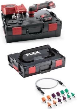 FLEX PXE 80 Im Set 418.102 + Flexible Welle + 12 Stück PK + PZ 35 516.112