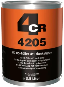 4CR 2K HS-Füller 4:1 Dunkelgrau (schleif + NiN) 3,5 L 4205