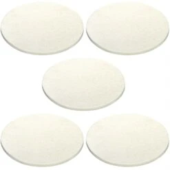 Festool 5x Polierfilz Polierfell Weich 80mm 488341 Klett PF STF D80x6 W/5