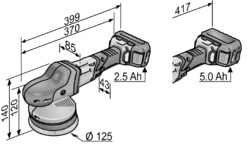 FLEX 493.872 XCE 8 125 18.0-EC C Akku-Exzenterpolierer Mit Zwangsantrieb 18,0 V Ersetzt XC 3401 322008-8 -Metastool Verkaufe 493872 3