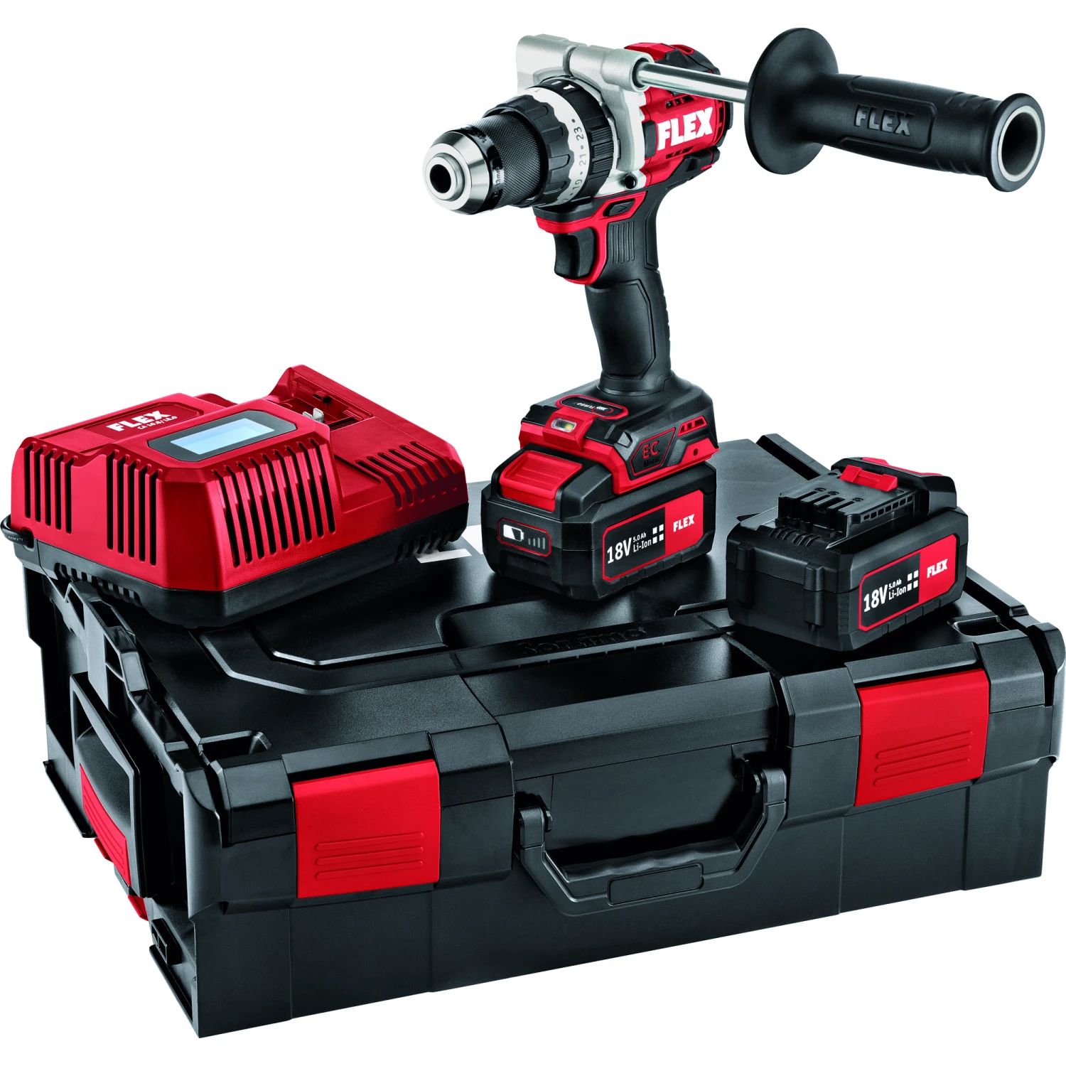 FLEX Akku Schlagbohrschrauber PD 2G 18.0 EC HD 5.0 Set 515701 3 FLEX Akku Schlagbohrschrauber PD 2G 18.0 EC HD 5.0 Set 515701