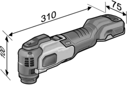 Flex Akku-Multitool 18,0 V Mit Starlock MAX Aufnahme 518.395 Mit L-BOXX -Metastool Verkaufe 518409 8 1