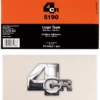 4CR Logo Tape 200 X 100 Mm 10 Streifen 5190 -Metastool Verkaufe 5190
