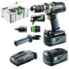 Festool Akkuschrauber DRC18 DRC 18/4 Li 5,2 Set 574697 Bohrschrauber QUADRIVE -Metastool Verkaufe 574697 01 min