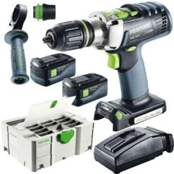 Festool Akkuschrauber PDC 18/4 Li 5,2 PLUS 574702 Schlagbohrschrauber QUADRIVE Jetzt 575605