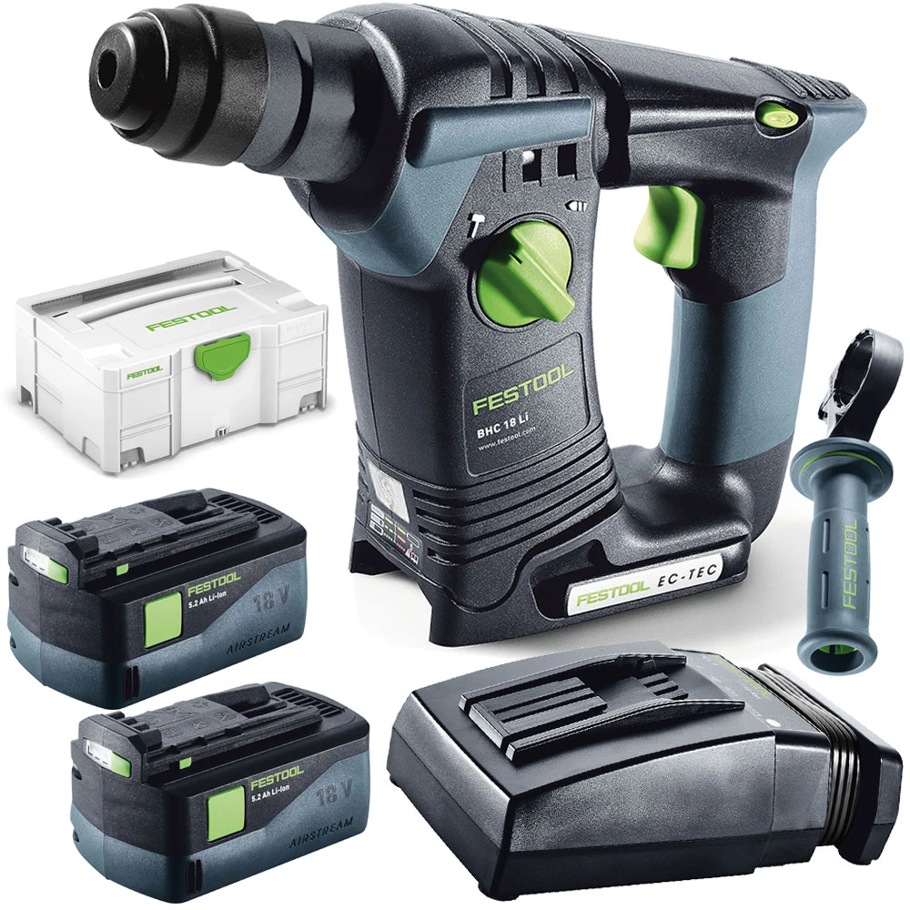 Festool Akku-Bohrhammer BHC 18 Li 5,2 PLUS 574720 AIRSTREAM Im Systainer Jetzt 576513 3 Festool Akku-Bohrhammer BHC 18 Li 5,2 PLUS 574720 AIRSTREAM Im Systainer Jetzt 576513