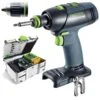 Festool AKKUSCHRAUBER T 18+3 LI-BASIC 574763 Ohne Akkus Ohne Ladegerät Jetzt 576448 -Metastool Verkaufe 574763 gb