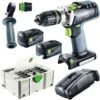 Festool Akkuschrauber DRC18 DRC 18/4 Li 5,2 Plus SCA 574916 Bohrschrauber QUADRIVE -Metastool Verkaufe 574916