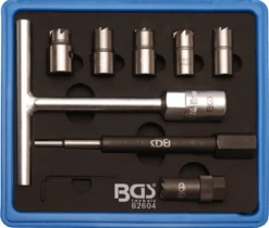 BGS Injektoren-Dichtsitz-Fräser-Satz | 9-tlg. – 62604