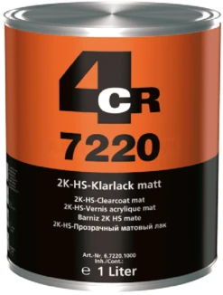 4CR 2K HS-Klarlack Matt 1 L 7220