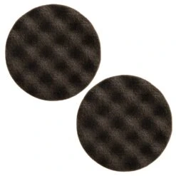 MIRKA 2x Polierpad 77/85mm X 20mm Schwarz Gewaffelt Weich Klett 7993108521