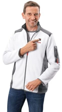 FLEX Akku Heizjacke Fleece TF White Men -Metastool Verkaufe 7wM3WZ0nVwTLB9