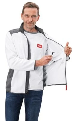 FLEX Akku Heizjacke Fleece TF White Men -Metastool Verkaufe 80lkLS1NqDTkRW