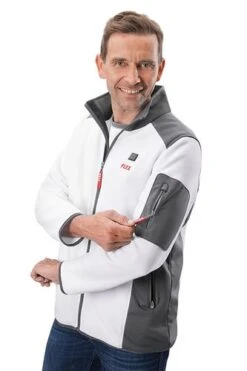FLEX Akku Heizjacke Fleece TF White Men -Metastool Verkaufe 9Kx9YoJNjpm5Dm