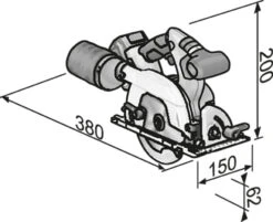 FLEX Akku Handkreissäge CS 62 18.0 EC 417.939 LBOXX Ohne Akkus Ohne LG -Metastool Verkaufe CS 62 18 EC Abmessungen 4ca90d4edb neubQs8h1tM9G4XI 1