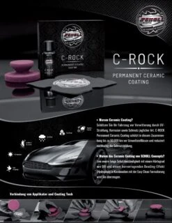 SCHOLL C-ROCK Permanent Ceramic Coating Bundle / Ceramic Versiegelung 610830 -Metastool Verkaufe C Rock III