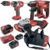 FLEX PACK Akku Bohrhammer Winkelschleifer Stichsäge 3x Akku LG + Tasche -Metastool Verkaufe Flex set 5 gb