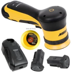 MIRKA Akku Polierer ARP B 300 NV 77mm 10.8V 2.5Ah Poliermaschine 2x Akku 1x LG