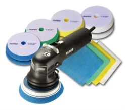 RUPES 125mm Exzenter Poliermaschine BIGFOOT LHR12E STF Duetto + Zubehör -Metastool Verkaufe LHR 12E STF