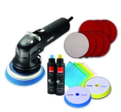 RUPES 125mm Exzenter Poliermaschine BIGFOOT LHR12E STN Duetto + Zubehör