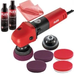 FLEX 80mm Poliermaschine PE 8 4 80 Spot Repair Elektro Polierer Im Set 405.817