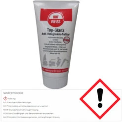 ROTWEISS Top Glanz Antihologramm Politur 150 Ml Tube 1550 Hochglanz