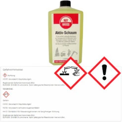 ROTWEISS Aktiv-Schaum Konzentrat 500 Ml Flasche 9105
