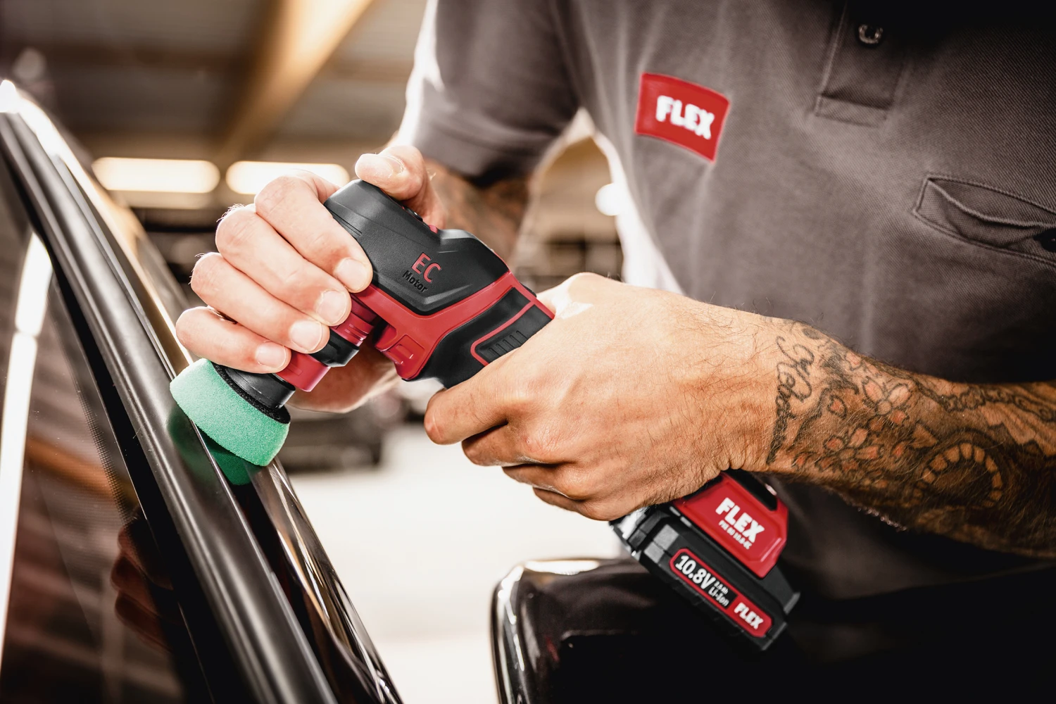 FLEX Akku Polierer Exzenterpolierer PXE 80 10.8 EC Set 418.102 30mm 80mm 13 FLEX Akku Polierer Exzenterpolierer PXE 80 10.8 EC Set 418.102 30mm 80mm – Bild 11