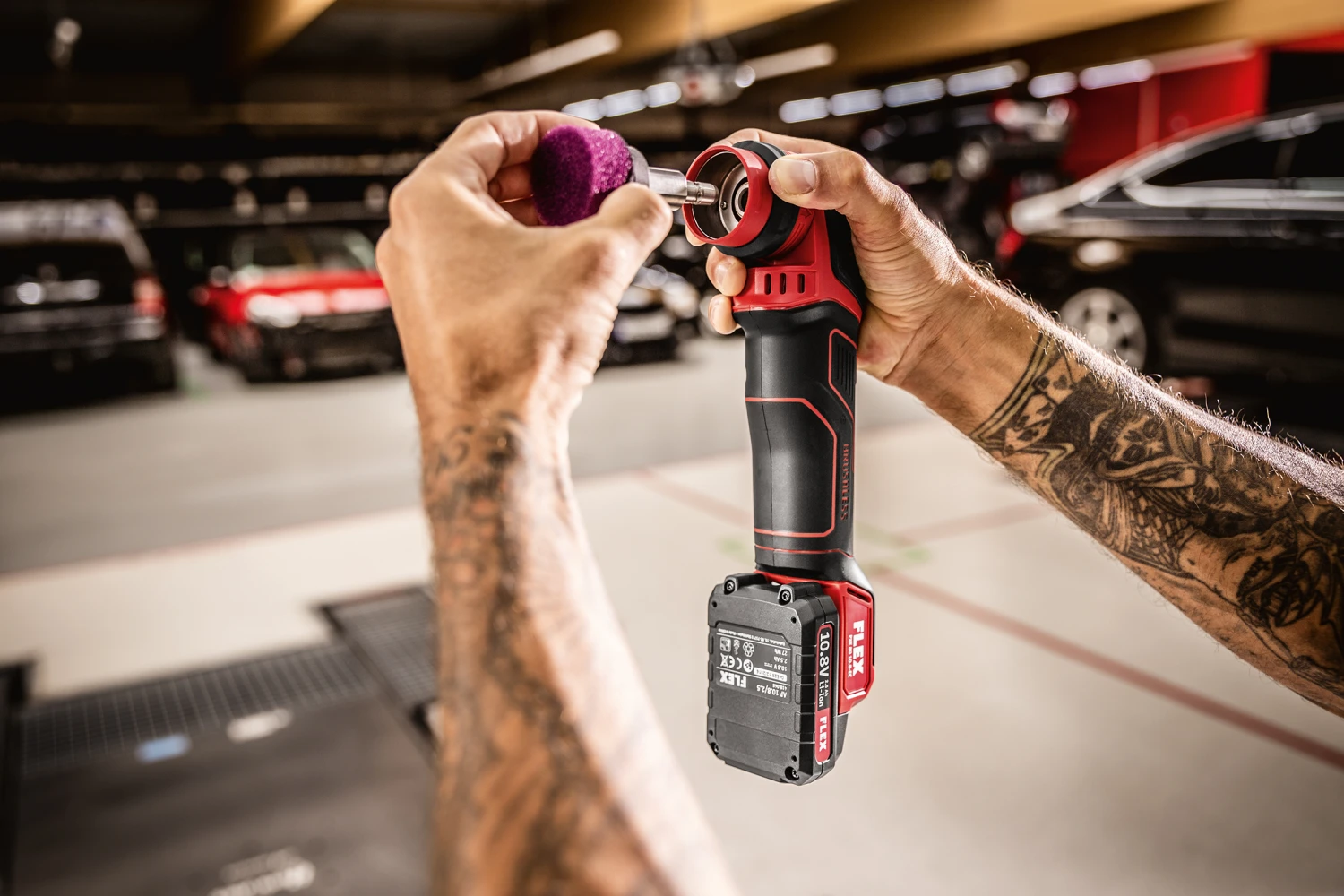 FLEX Akku Polierer Exzenterpolierer PXE 80 10.8 EC Set 418.102 30mm 80mm 19 FLEX Akku Polierer Exzenterpolierer PXE 80 10.8 EC Set 418.102 30mm 80mm – Bild 17