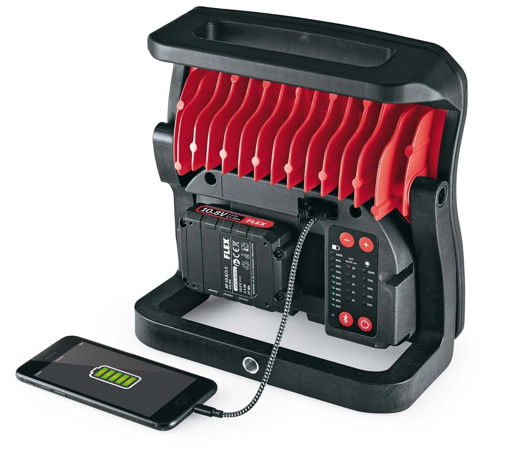 FLEX LED Akku Leuchte DWL 2500 Vollspektrumleuchte 3000lm 10.8 18 Volt 486.728 7 FLEX LED Akku Leuchte DWL 2500 Vollspektrumleuchte 3000lm 10.8 18 Volt 486.728 – Bild 5