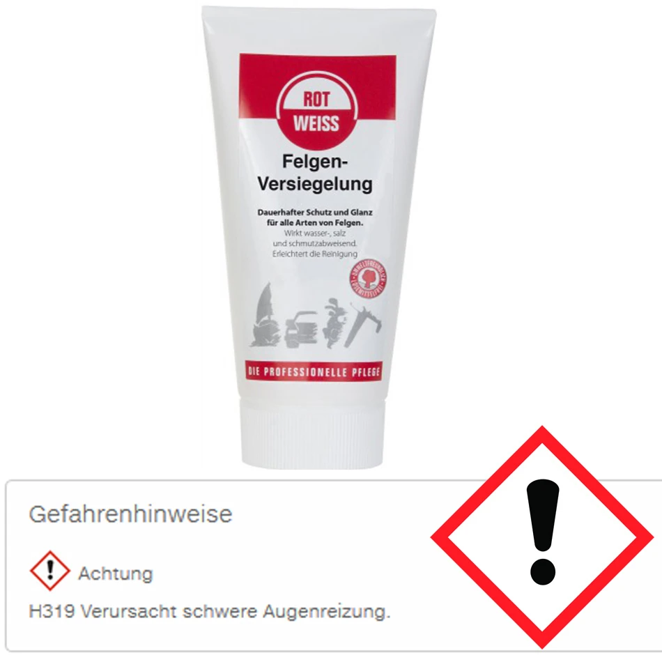 ROTWEISS Felgenversiegelung 150ml Tube 7550 Auto Felge Versiegelung 3 ROTWEISS Felgenversiegelung 150ml Tube 7550 Auto Felge Versiegelung