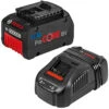 BOSCH 1x 1 Akku GBA 18 V 7,0 Ah ProCORE 1600A00B8G + Ladegerät GAL 1880 CV 1600A013H1