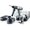 FESTOOL Akku-Schlagbohrschrauber QUADRIVE PDC 18/4 18-4 Li 5,2 Set Jetzt 575606 -Metastool Verkaufe pdc18 set