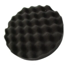 Polierschwamm Ø 150mm X 25mm Anthrazit, Genoppt, Weich Klett 2 Stück -Metastool Verkaufe schwarz