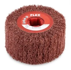 FLEX 1x 1 Schleif Vlies Polierrad 256.974 Korn A160 Medium 100 Ø X 100mm BSE 14