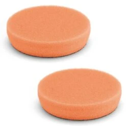 FLEX 2x Ø 80mm Polierschwamm PS O Mittelhart Orange 434302 434.302 Anti Hologramm